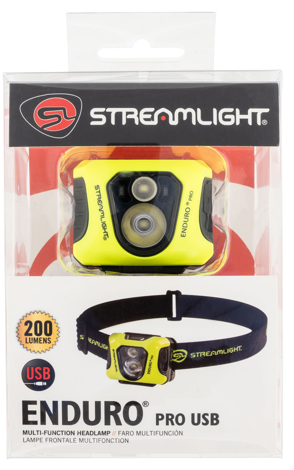 Streamlight Enduro Pro USB Headlamp - Yellow