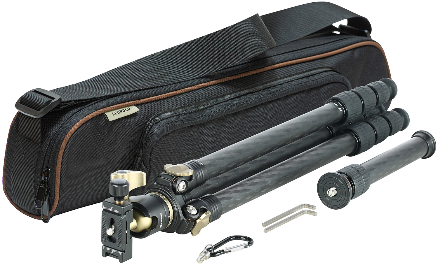 Leupold Alpine Tripod Kit Carbon 18.5 - 58 Carbon Fiber
