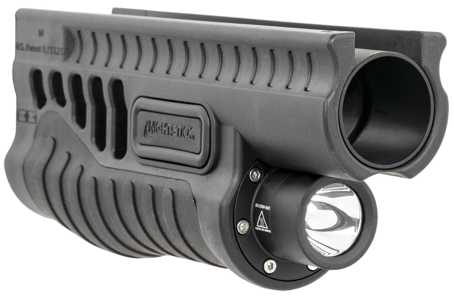 Nightstick Shotgun Forend Light with White Light Black for Mossberg 500/590/590A1/Shockwave