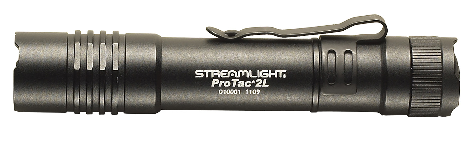 STRMLGHT PROTAC 2L LED BLK W/HLSTR